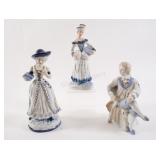 Victorian Hand Painted Porcelain Figurines