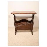 VTG Wooden Magazine Side Table