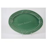 Bordallo Pinheiro Rabbit Green Oval Serving Platt