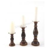 Traditional  Ceramic Baluster Candle Holders