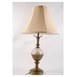 1960's Ornate Intricate & Glass Table Lamp