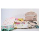 1960's Single Bed Sheet, Towel & Pillow Case