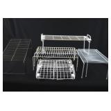 Assorted Cupboard Metal Shelving Stands