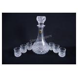 Cristal D'Arques Durand Longchamp Decanter Set