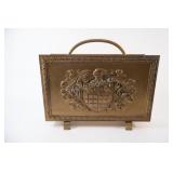 1930s French Coat of Arms Magazine Rack