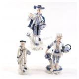 Victorian Hand Painted Porcelain Figurines