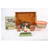 Pyrex Vision Bakeware Dishes, Tray, Cook Book