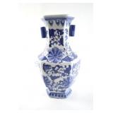 Tall 14' Blue & White Porcelain Vases