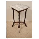1970s American French Country Mahogany Side Table
