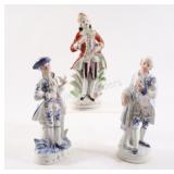 Victorian Hand Painted Porcelain Musical Figurines