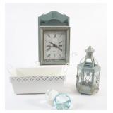 Wall Clock / Key Holder, Diamond Paper Weights,
