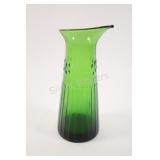 VTG Emerald Green Pressed Glass Carafe / Pitcher