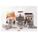 Kitchen Stainless Kettle, Tools & Cookbooks
