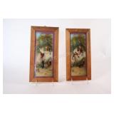 Chromolithograph-European Folk Art Children