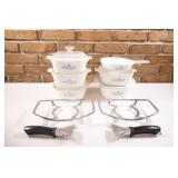 VTG Corning Ware Casserole, Holders & Trivets