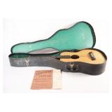 1930's-40's Hawaiian Acoustic Parlor Guitar w Case