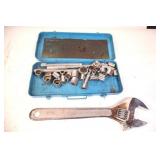 Misc Socket Set and Crescent Wrench