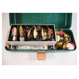 VTG Metal Fishing Tackle Box - FULL