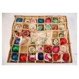 VTG Christmas Mercury Glass Ornaments