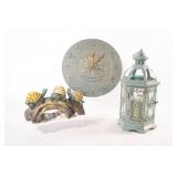 Candle Metal Lantern, Wall Clock, Solar Turtle