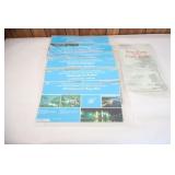 Set of 7 Trent Severn Way Water Navigation Maps