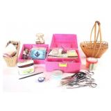Sewing Notions, Buttons, Patches, Scissors