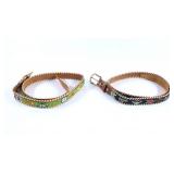 VTG Native Handcrafted Beaded Designs Belts