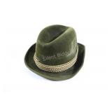 VTG Dobbs EMR Dark Green Fur Felt Fedora Hat