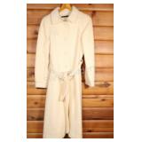 Place De La Mode, Bouclï¿½ Cream Wool Blend Coat