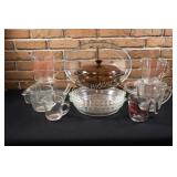 Large Collection Pyrex Pie Plates, Measuring Cups