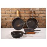 VTG Cast Iron Frying Pans - Various Types