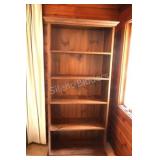 Rustic Charm Solid Wood Bookcase (1-2)