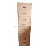 Commodore Four Drawer Metal Filing Cabinet