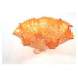 1910's Fenton Carnival Glass Bowl Dragon & Lotus