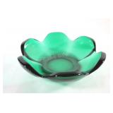 Emerald Handmade Art Display Bowl