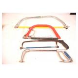 Collection of Hack Saws and Buck Saws