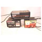 Set of 3 Vinatage 12v Mastercraft Battery Chargers