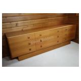 Mid-Century Teak Design Sideboard w Nine Drawers