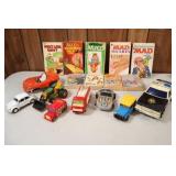 1960's - 70's Die Cast Toy Cars & MAD Magazines
