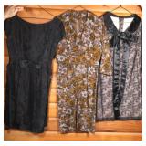 Collection of Vintage Women's Dresses,