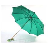 Nephrite Jade Carved Fish Ornate Handle Umbrella