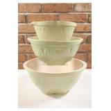 Gripstand Set of 3 Embossed Mixing Bowls- Nesting