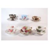 Assorted Bone China Tea Cups