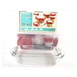 Anchor Hocking Glass & Plastic Containers &Dishes