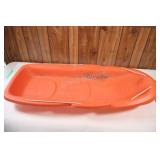 'HO! Recreation Sled, Durable Plastic Toboggan