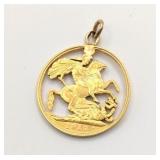 **UPDATE**22K Gold Saint George Hand Cut Sovereign