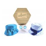 VTG WOol Felt Pillbox Hats w Sunglasses & Box