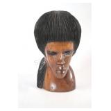 VTG Jamaican Hand-Carved Wood Figurehead