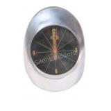 Jefferson 500 Space Age Chrome Rocket Shape Clock