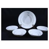 Hoshua Maxwell White Ceramic 7PC Pasta Set